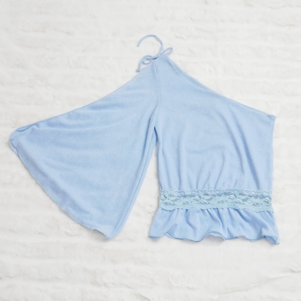 ⭐ 3/$15 ⭐ Light blue one shoulder top